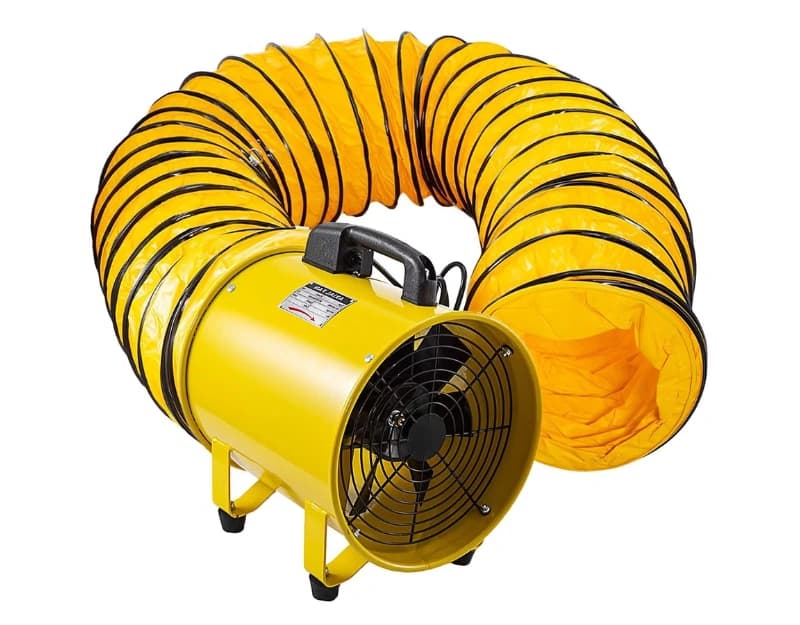 Portable Fans with Flexible Ducts